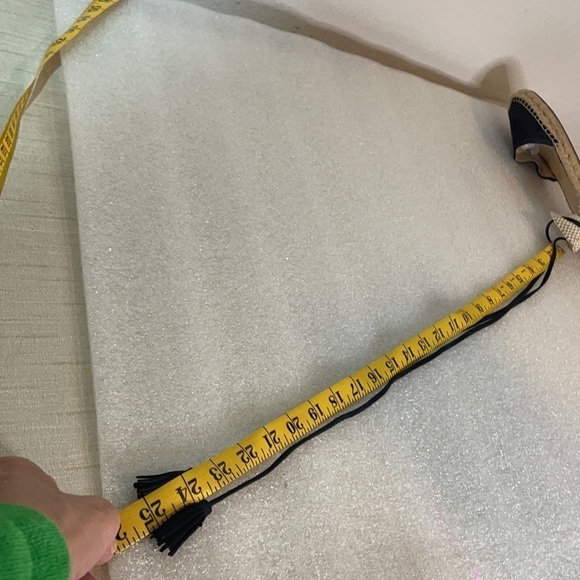 J.CREW Ankle-Wrap Baja Espadrille Sandals Black Suede Leather Size 9 - Picture 10 of 13